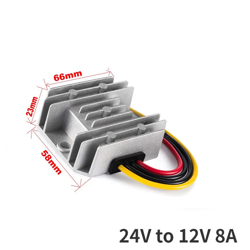 Car Converter Inverter Car Power Converter 24V to 12V 5A 10A 20A Reliable DC DC Converter Step Down Voltage Regulator 24 volt to 12 volt Buck Module for Cars Solar
