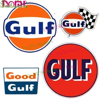 Gulf Oil Gasoline Vinyl Decal Sticker Vintage Retro...