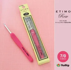 Tulip Etimo Rose Crochet Hook - Premium Sweater and Yarn Crafting Tool (4.0mm-1piece-Rose)