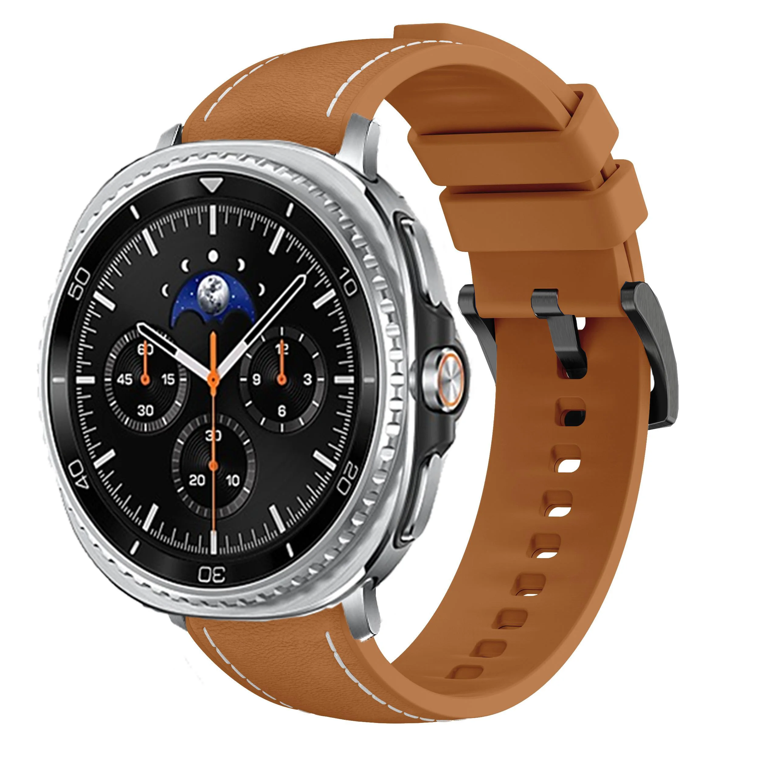 Premium Leather & Silicone Sport Band for Samsung Galaxy Watch - Elegant & Durable Bracelet