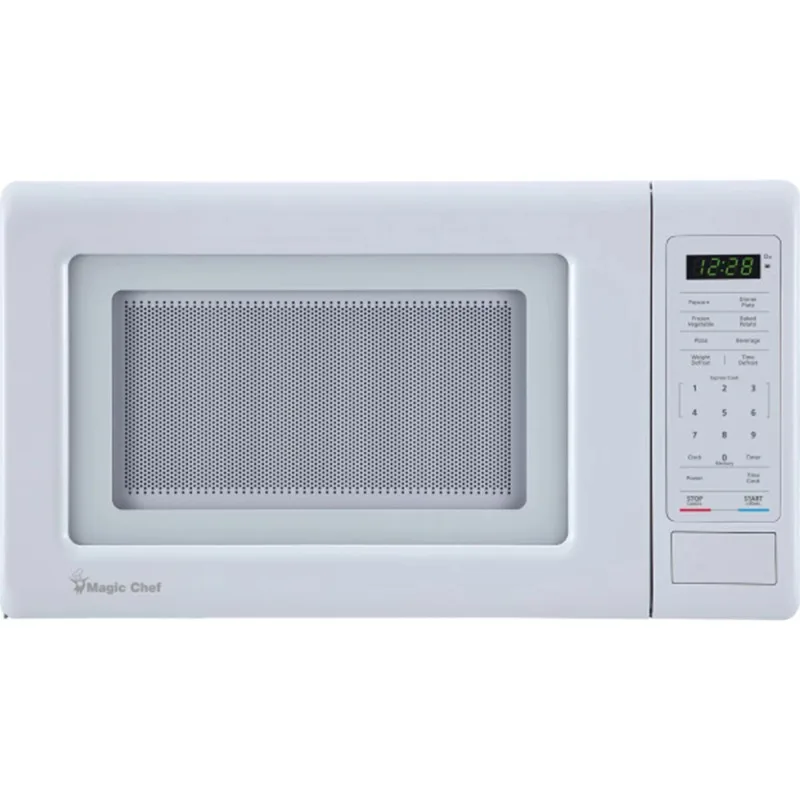 

Magic Chef MC77MW Countertop Microwave Oven, 700 Watts, White