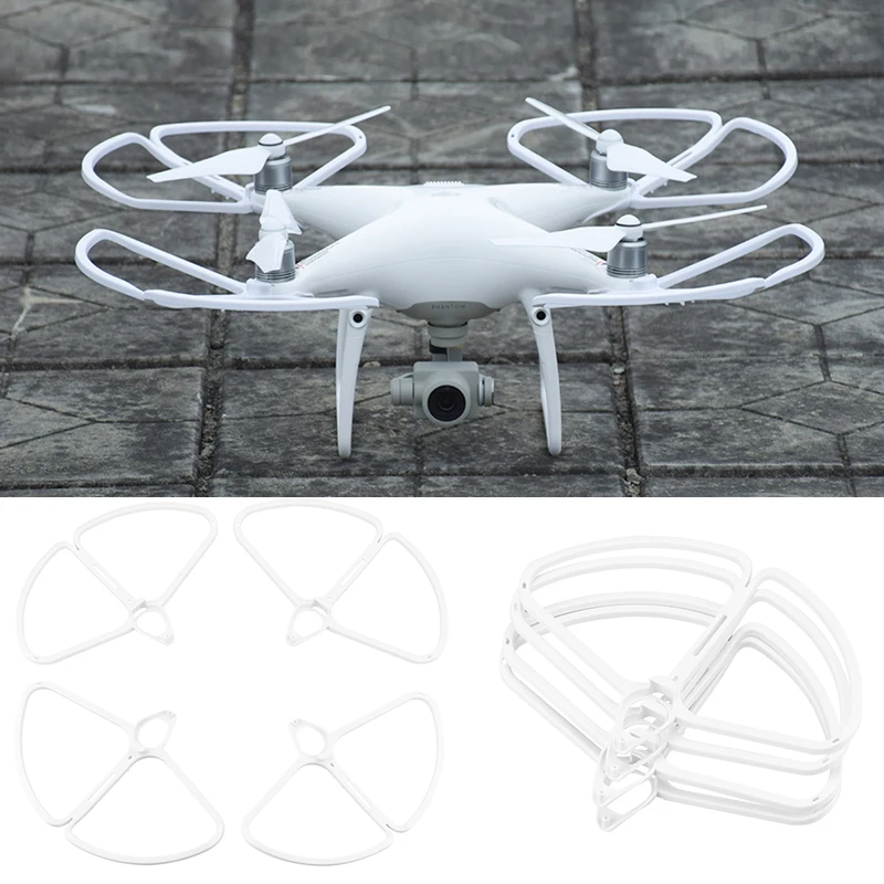 

4Pcs Removable Quick Release Propeller Guard for DJI Phantom 4 Pro 4A Advanced Drone Blade Protector 9450s Props Bumper Ring