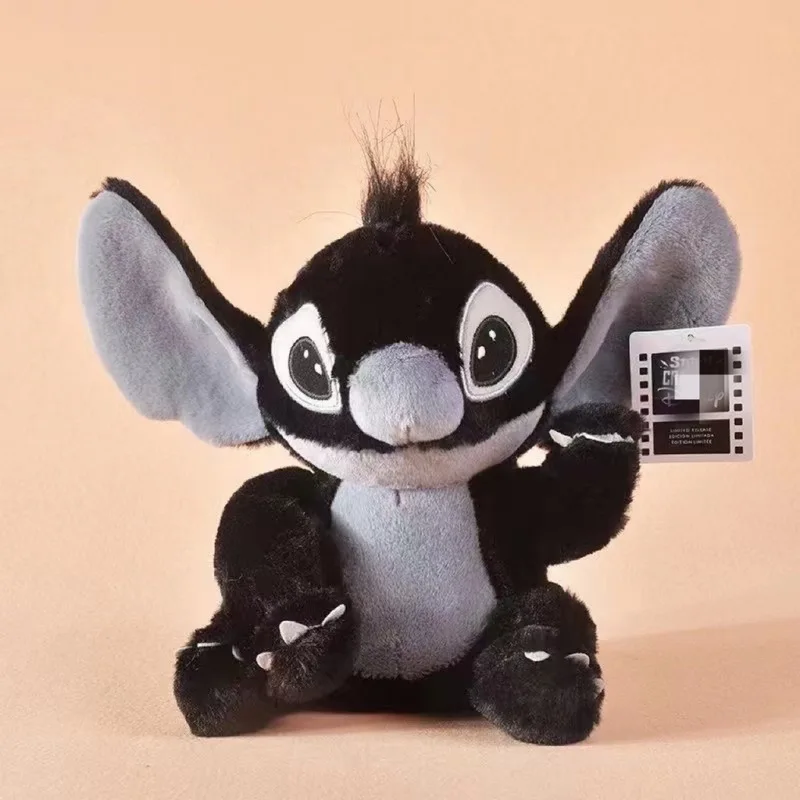 

Черная милая плюшевая игрушка Disney Stitch, кукла Лило и Стич, декор для комнаты, Мультяшные Милые Мягкие Аниме плюшевые игрушки, детский подарок на день рождения