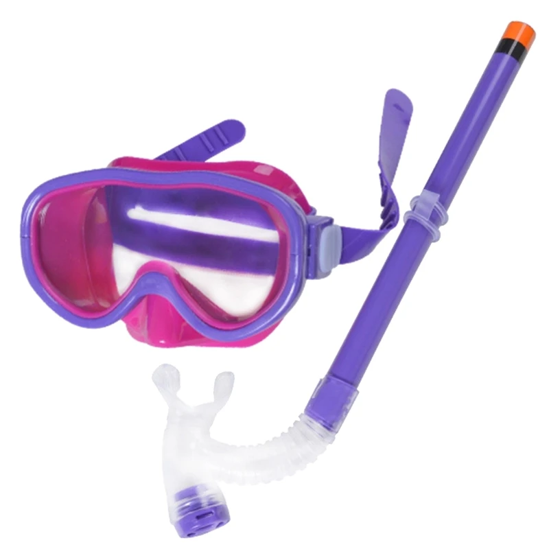 Boys Girls Diving Masks Kid Snorkel Set Children Swimming Goggles Masks Snorkel Set Scubas Diving Snorkeling Glasses Set