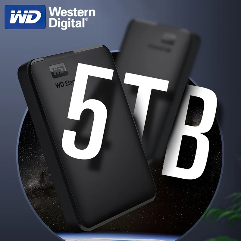 Western Digital WD Elements 2.5 &޴ 1 ׶Ʈ 2 ׶Ʈ 4 ׶Ʈ 5 ׶Ʈ USB3.0 ܺ ϵ ̺ Disco Duro Externo Disque ϵ 