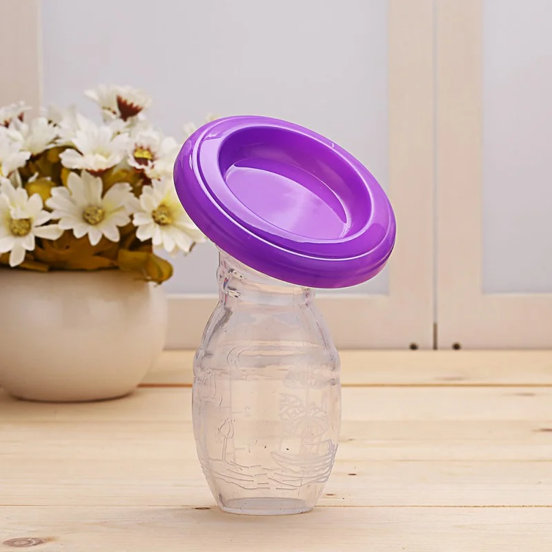 Silicone Manual Breast Pump Feeding Milk Extractor Baby Accessories