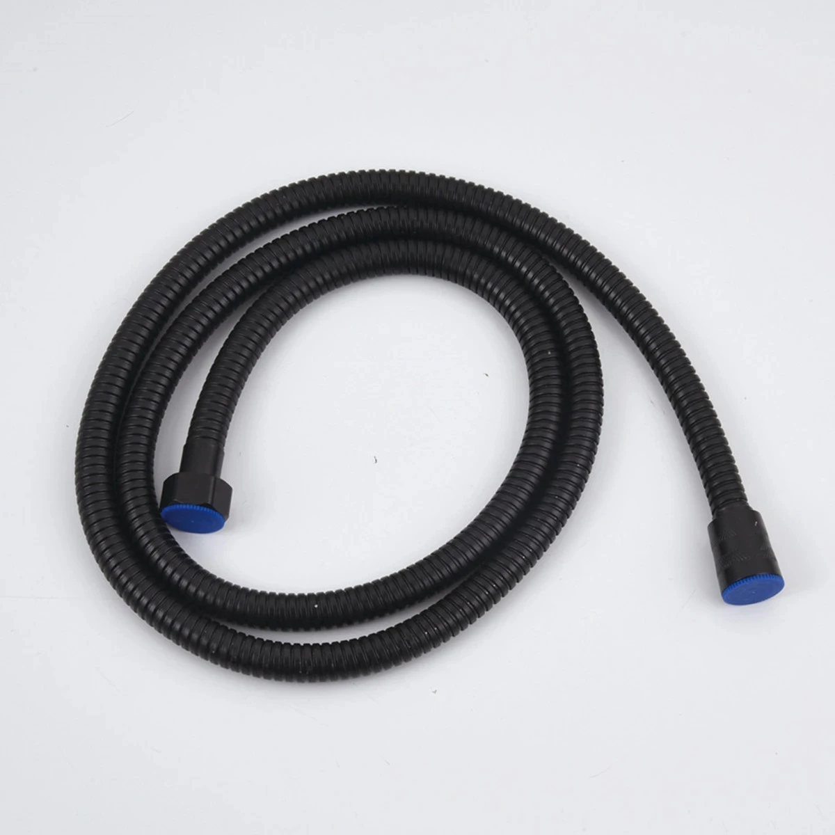1.5/2.0M Double Lock Matt Balck SUS 304 Black Pipe Fittings Explosion Proof shower hose Bathroom Flexible