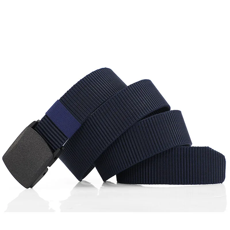 Sangle en toile décontractée en nylon unisexe, ceinture d'étudiant, tissu de taille de l'armée, sangle militaire DulMilitary, HB041, environnemental Fashion, jeans, haute qualité