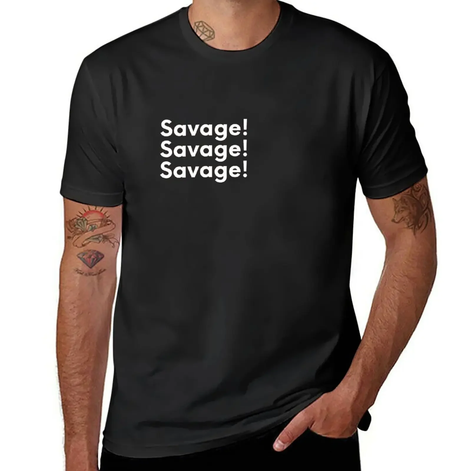 Rocket League Savage! T-Shirt Per Un Ragazzo Vintage Kawaii Vestiti T Shirt Uomo