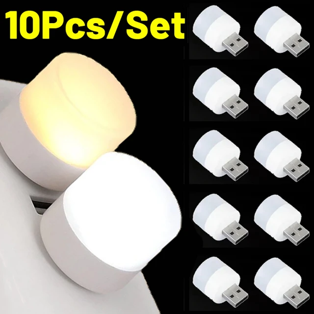 Mini USB Nachtlicht Tragbare Augenschutz Lesen Licht LED Lampen USB Stecker  Lampe Für Computer PC Mobile Power USB licht - AliExpress