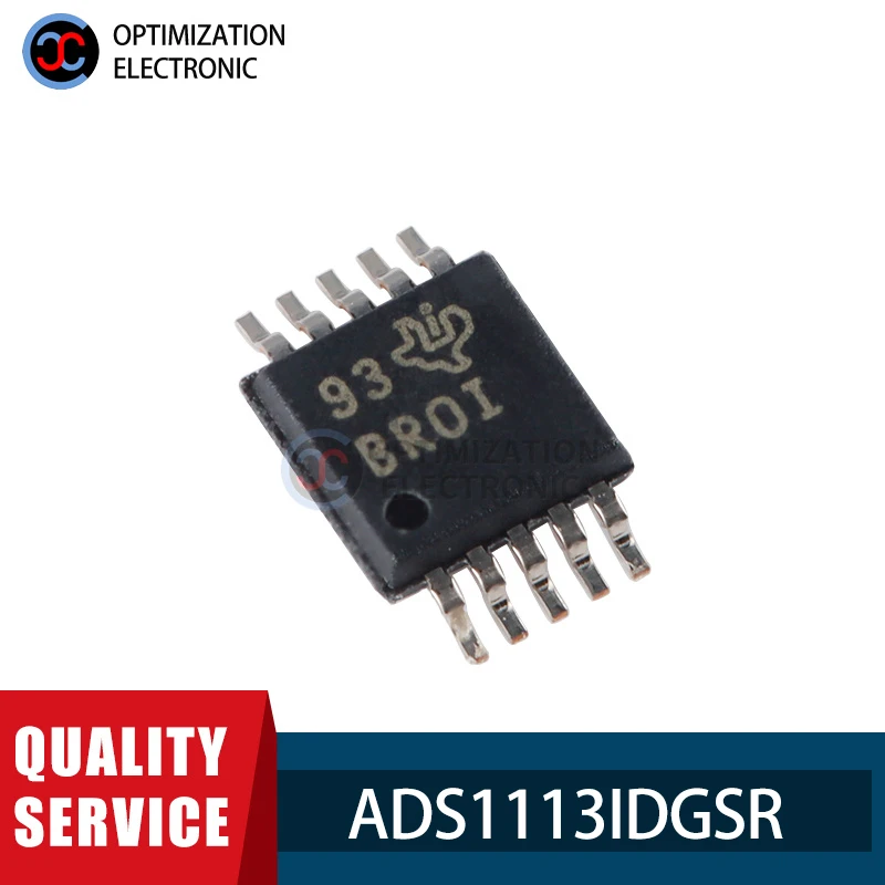 10PCS New original SMD ADS1113IDGSR VSSOP 10 16 bit analog to digital