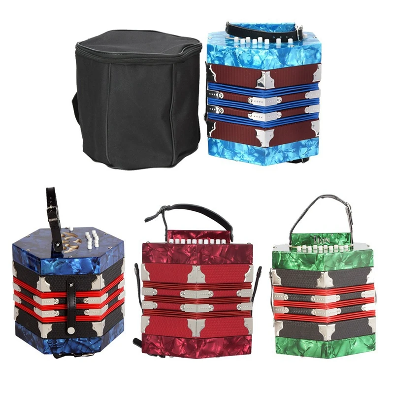 

IRIN 20 keys and 40 tones concertina Performing accordion Teaching and practicing musical instruments