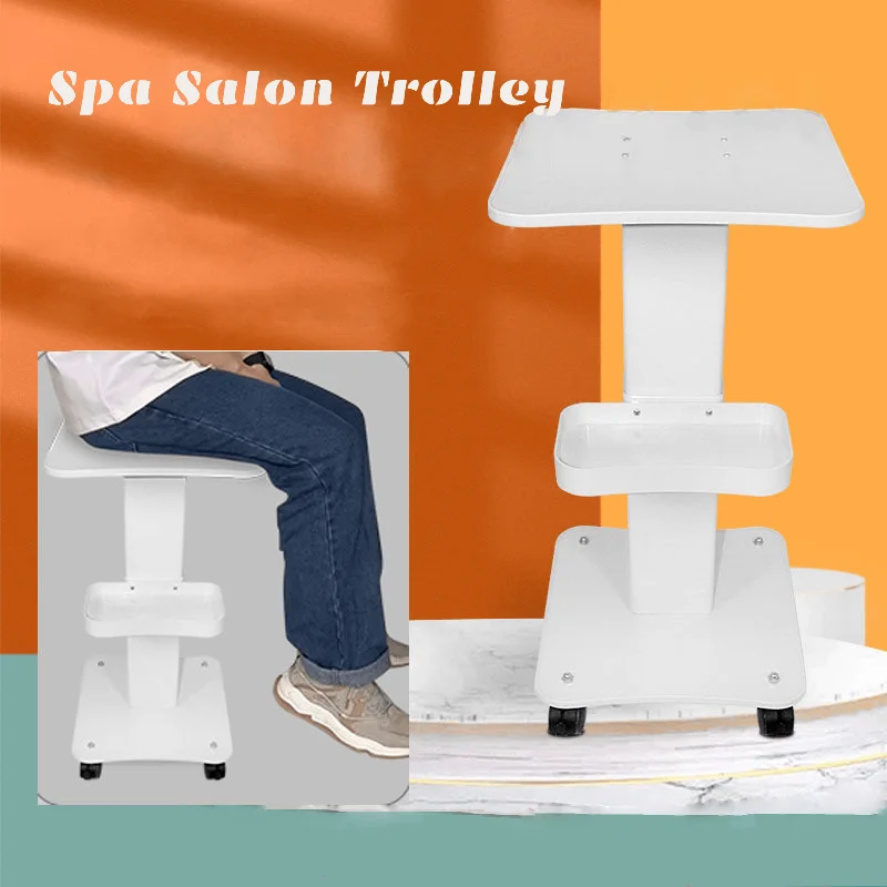 Multi-Purpose Beauty Salon Trolley With Wheels Furniture For Barber Shop Rolling Trolley Beauty Instruments Auxiliary Cart
