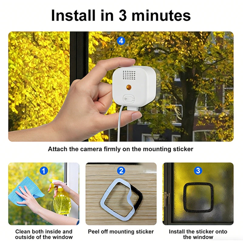 Mini 4K HD Camera WiFi Wireless Monitoring Security Protection Remote Monitor Video Surveillance Smart Home Security System 2026 2