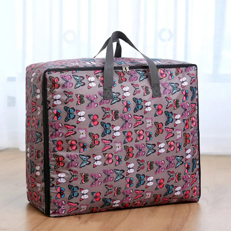 Portable Underbed Storage Boxes For Clothing Quilt Home Tidy Storage Bag Multi Color Travel Luggage Organizer Container S M L