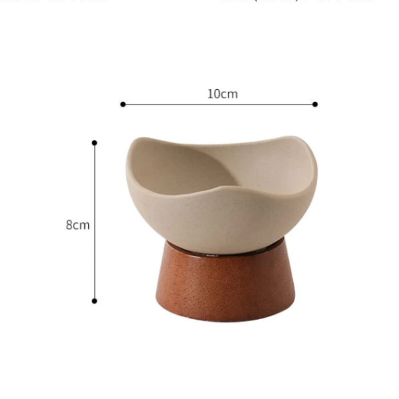 Japanese style ceramic ice cream cup, coarse ceramic dessert bowl, high-end ice cream cup, high footed snack bowl cup