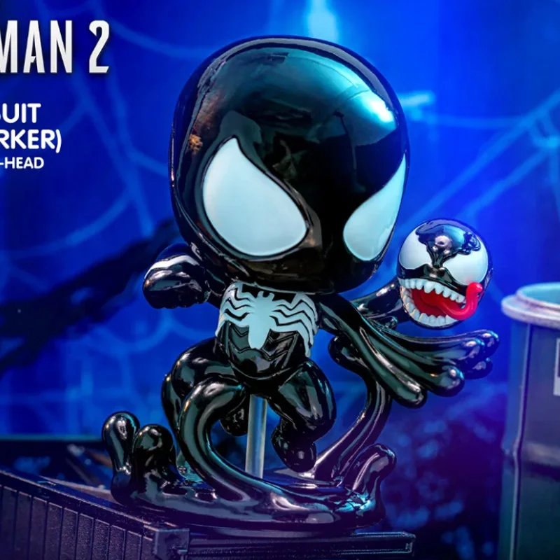 thumbnail image 1 of Hot Toys Marvel Spider-Man 2 Peter Parker Venom Cosbi Bobble-Head Figures Exclusive Collectible Model Doll Toys Collection Gift, 1 of 5