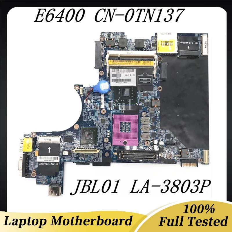 

CN-0TN137 0TN137 TN137 High Quality Mainboard For Latitude DELL E6400 Laptop Motherboard JBL01 LA-3803P 100% Full Working Well