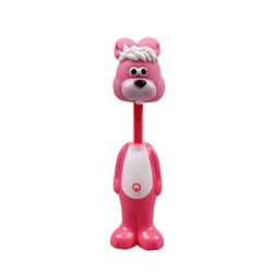 Adorable Animal - Shaped Kids Toothbrush with Soft Bristles and Teether Functionality (2pcs random)