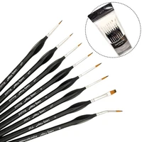8pcs Professional Micro Fine Detail Paint Brush Set Miniature Detail Brushes for Watercolor Oil Acrylic Craft Rock Painting 1