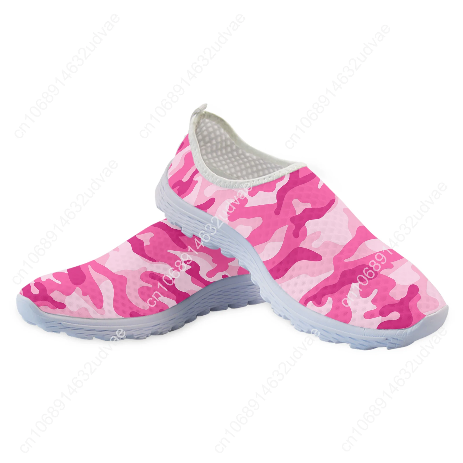 Trendy Pink Textured Print House Shoes Simple Lightweight Breathable Summer Flats Cozy Home Shoes Zapatos Mujer