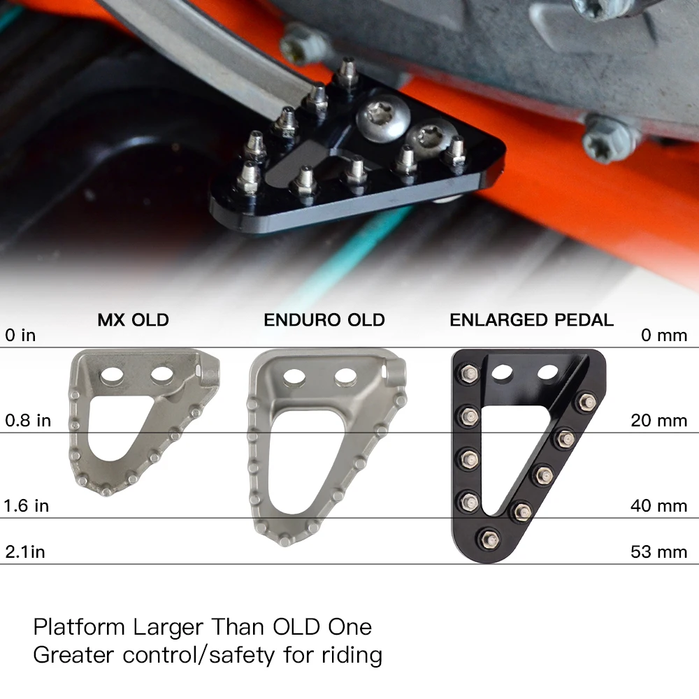 Brake Pedal Plate Shift Lever Tip For Husqvarna TC125 FC250 350 450 FE FC TE TC FX 125 200 250 300 350 450 501 -