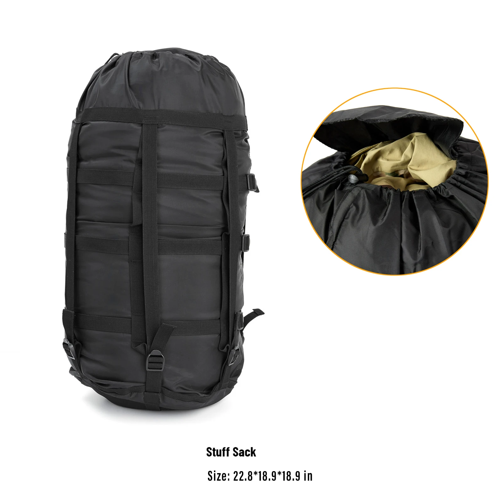 Sleeping bag, Army style - Alluluah Picnic Accessories