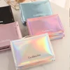 Women Short Small Coin Purse Wallet Ladies Leather Folding Card Card Holder Laser Colorful Coin Purses 1