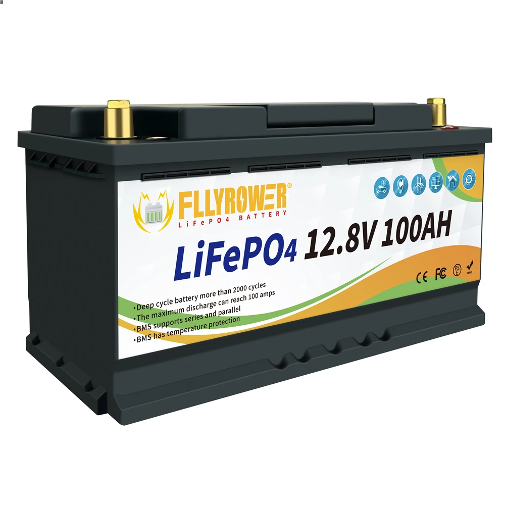 On Sale Europe/USA Stock12V 100Ah 200Ah LiFePO4 Iron Phosphate Energy  Battery Pack With BMS For RV Campers Lifepo4 Battery - AliExpress