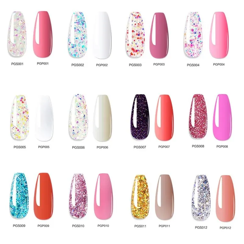 Nail Gel Kit Acrylic Nails Set With UV LED Lamp Dryer Nail Drill Color Gel Polish Kit Soak Off Manicure Tools Set 3