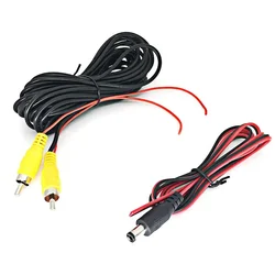 Universal RCA Video Cable for Car Rear View Camera - High - Quality Connector Wire for Easy Installation (1Set)
