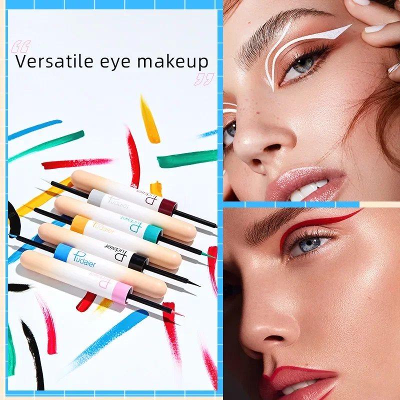 12 Colors Liquid Eyeliner Pencil Shimmer Sexy EyeShadow Portable Waterproof Durable Eyeliner Women Hot Sales Makeup Cosmetics 5