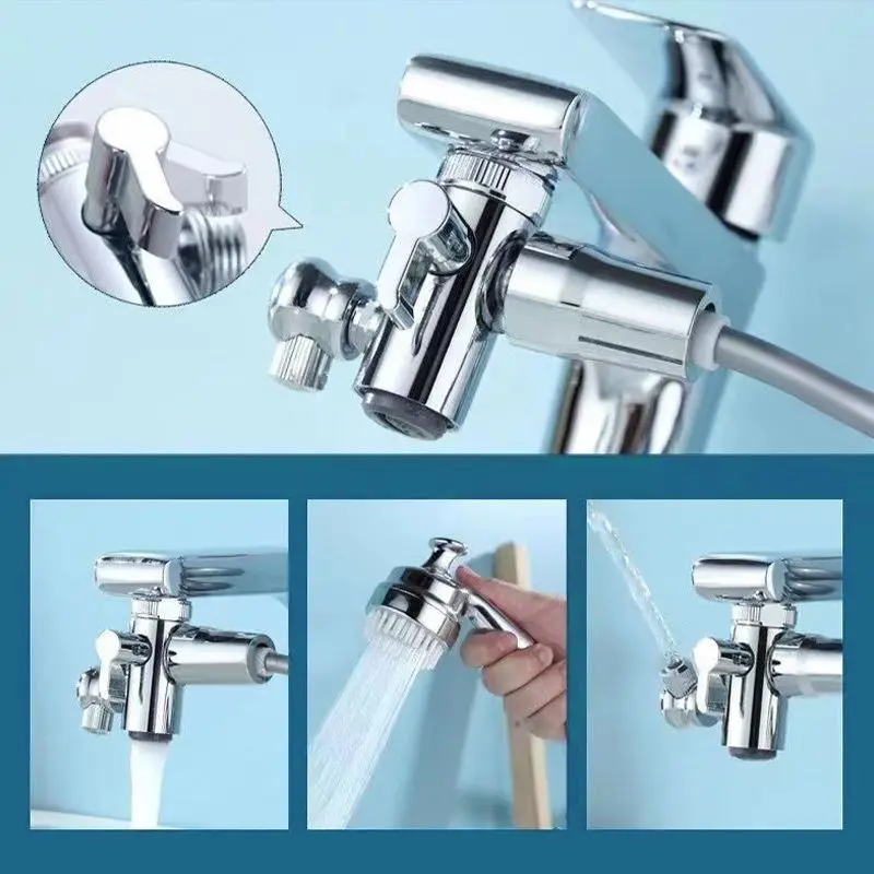 Bathroom Pressurized Shower Head Kit for Washbasin Faucet Nozzle Faucet Hand Wall Mounted Shower Head Sink Hose Sprayer Set shower rack,shower head hose