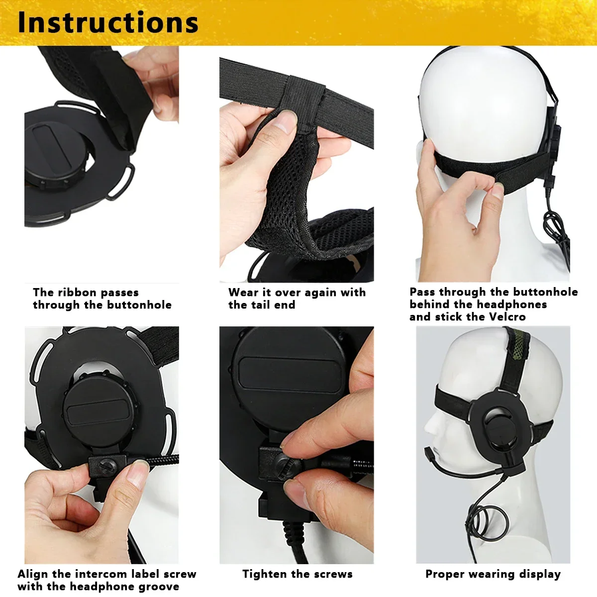 Tactical Headset Outdoor Shooting Tactical Headset Microphone Bowman Elite II Headset U94 PTT For Kenwood Baofeng UV-5R Radio CS Hunting Gear