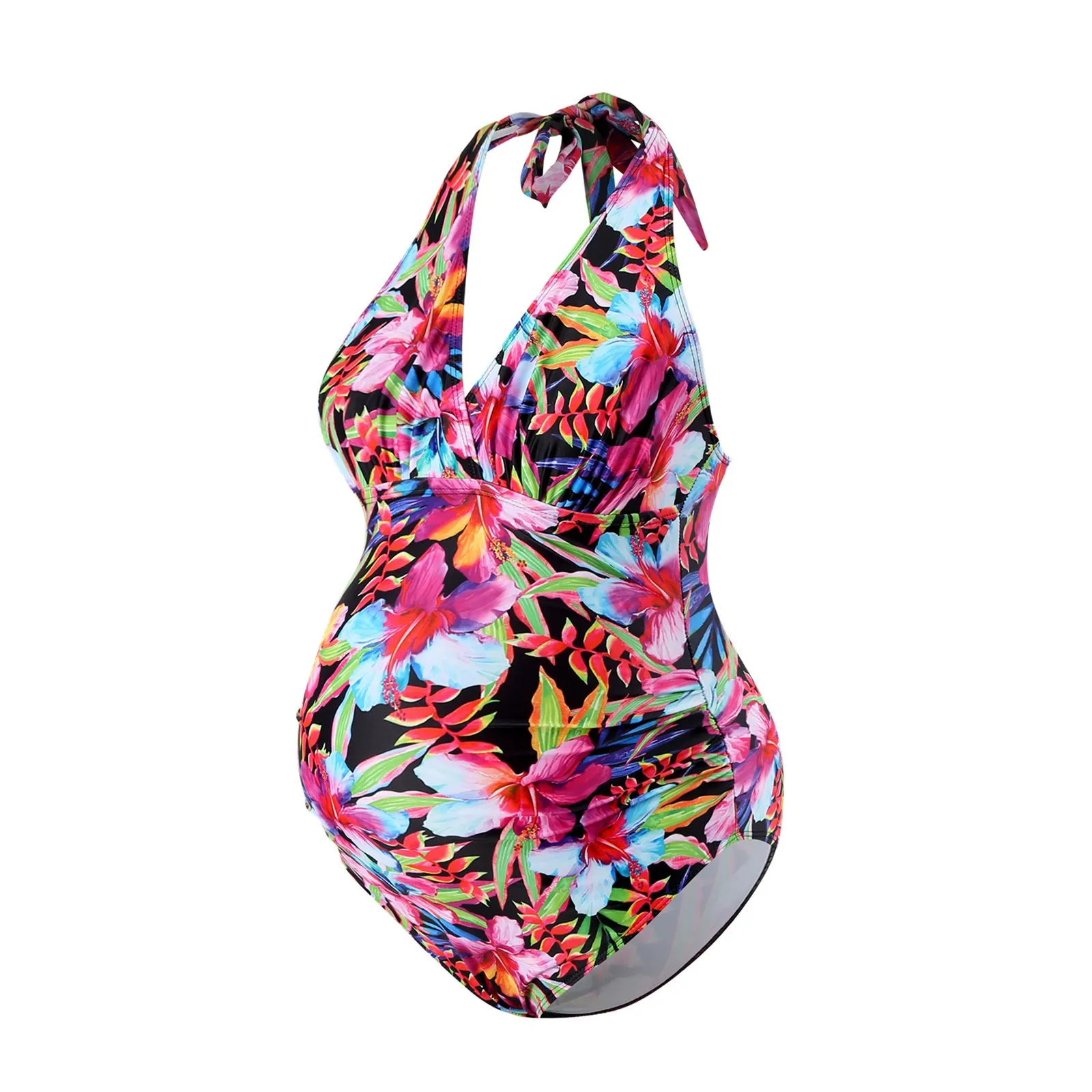 Women'S Multi-Color Printed One-Piece Maternity Swimsuit Bathing Suit Swimsuit Pregnancy Bikini Beach Swimwear купальник женский