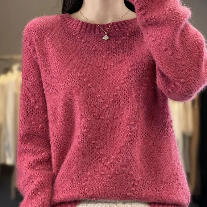 Women-Sweaters-New-Autumn-Winter-O-neck-Long-Sleeve-Warm-Pullovers ...