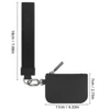 Keychain Wallet - Mini Zip Around Wristlet Wallets with Detachable Dual Pouch - Ideal Portable Coin Purse for Women and Men 2