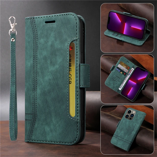 For Samsung Galaxy S24 Ultra Case Magnetic Flip Phone Case on For Funda  Samsung S 24 S24Ultra S24 Plus Leather Card Cover Coque - AliExpress