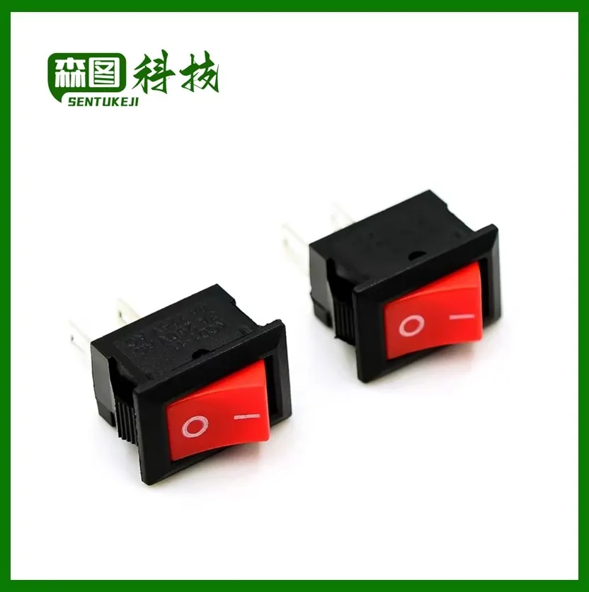 10pcs/lot RED 10*15mm SPST 2PIN ON/OFF G125 Boat Rocker Switch 3A/250V Car Dash Dashboard Truck RV ATV Home 10 pcs lot kcd1 2 pin 250v 3a boat switch 21 15 snap in spst on off rocker position switch
