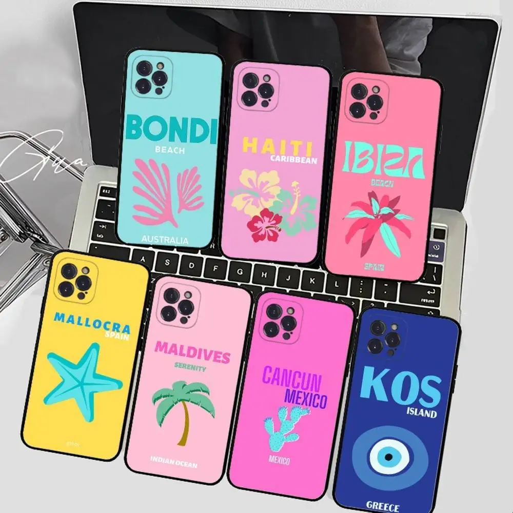 Tropical Oasis TPU Soft Phone Case