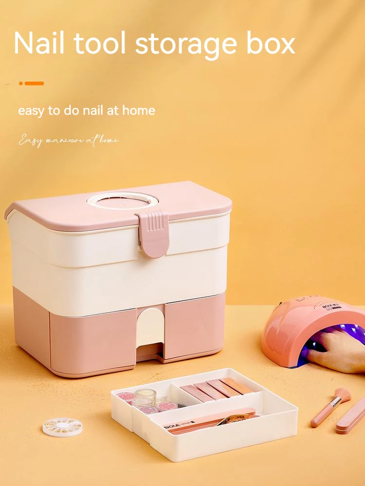 False Nail Storage Box Packaging Box For Small Business Press On Nails  Storage Case Organizer Manicure Showing Boxes Container - AliExpress