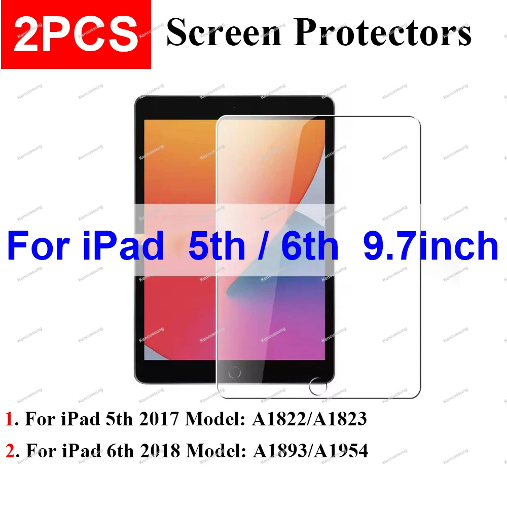 Premium Tempered Glass Screen Protectors - 9H Clear Protection (2-Pack)