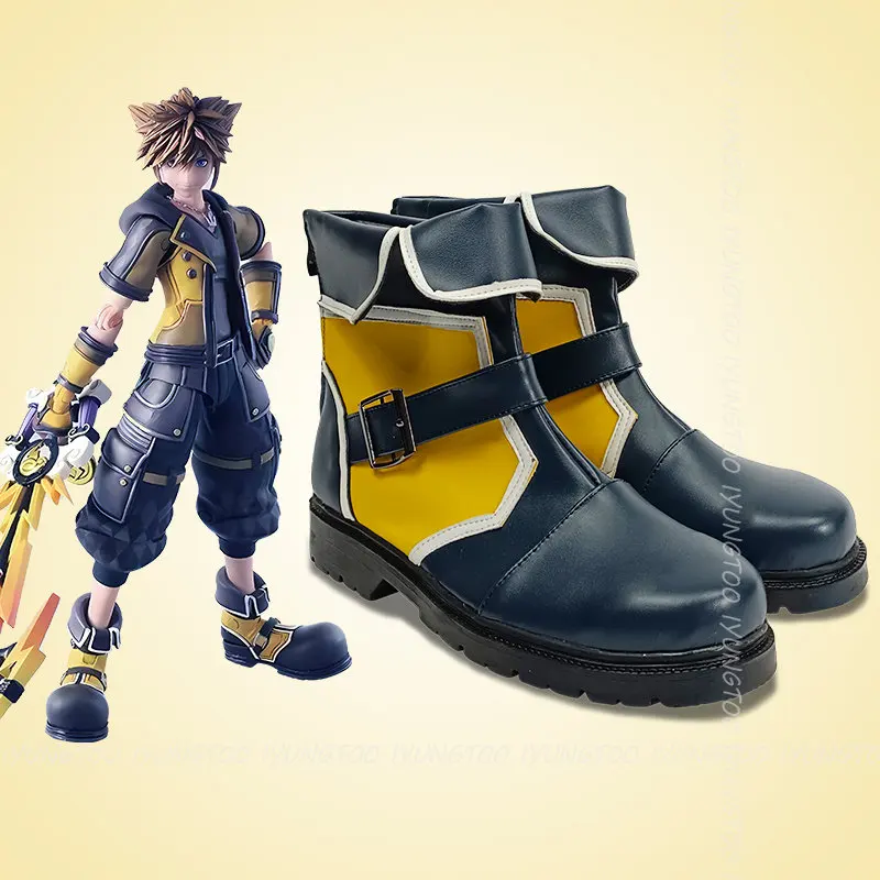 Kingdom Hearts Iii Sora Personaggi Anime Scarpe Cosplay Scarpe Stivali Costume Da Festa Prop