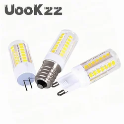 UooKzz LED Bulb 3W  5W 7W G4 G9 E14 LED Lamp AC 220V LED Corn Bulb SMD2835 360 Beam Angle Replace Halogen Chandelier Lights