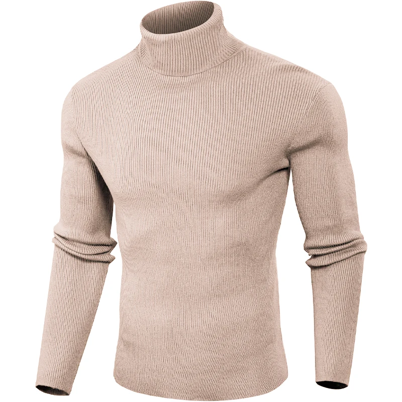 Animal Game Luxury Men's Cold Blouse Casual Sweaters Woolen Turtleneck Pullover Basic Stripes Tshirts Warm Sweatshirt Knit Men