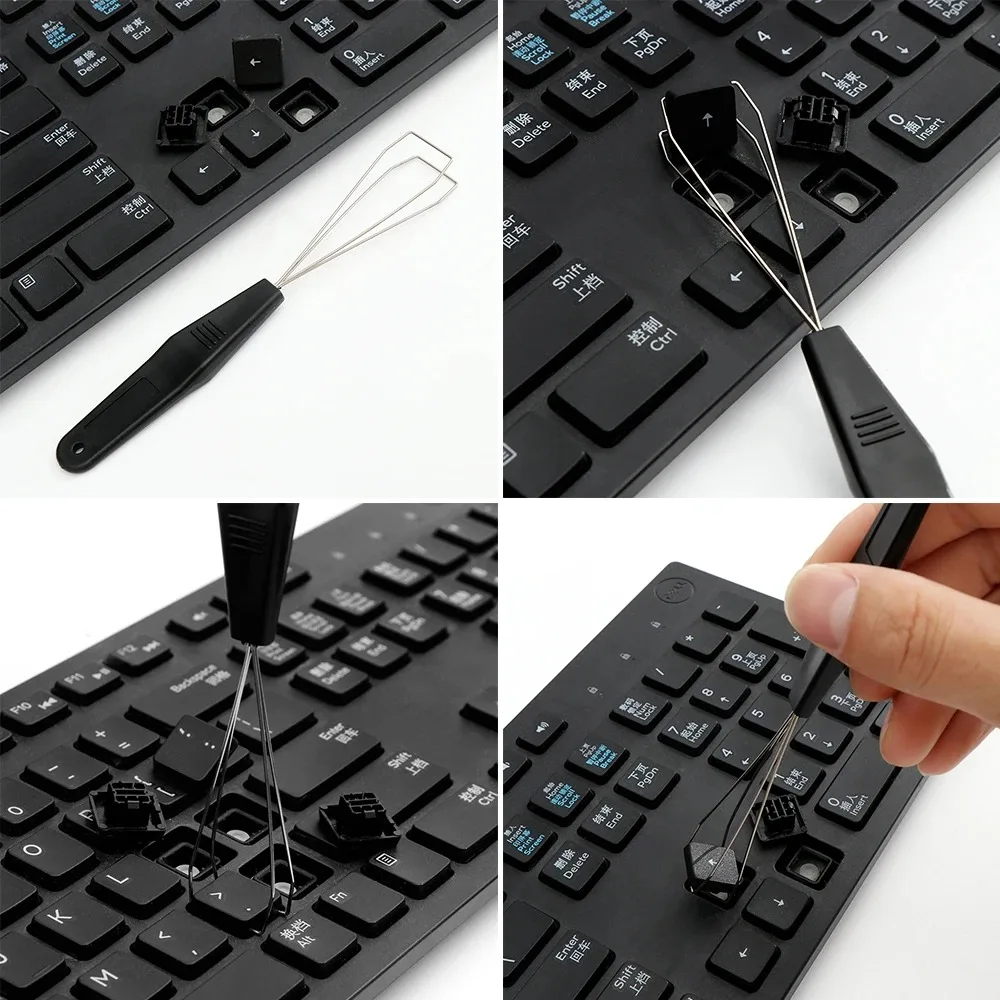 Universal Mechanical Keyboard Key Cap Puller Keycap Shaft Remover Cleaner Button Extractor Replacement Cleaning Tool 5