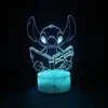 Stitch Lamp 16Colors 3D Night Light with Remote Control Room Decor Valentine's Day Anniversary Birthday Present Christmas Gifts 6