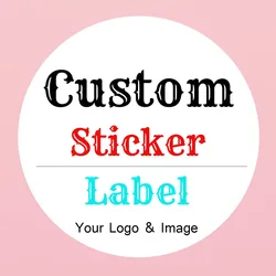 Personalized Custom Logo Stickers for Weddings, Birthdays, and Gifts (Contact Seller First)
