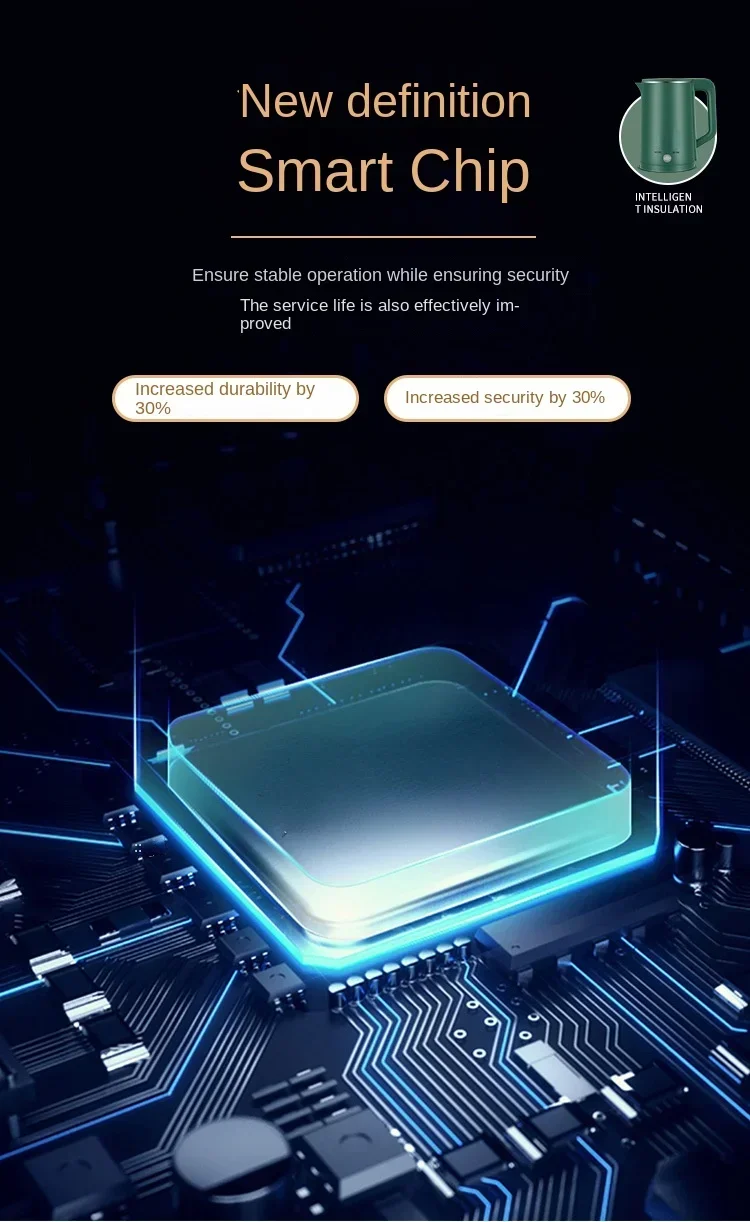 Description Picture 5 of itemElectric kettle, stainless steel, small household appliances, household kettle, automatic power off