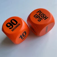 Fun Workout Dices Portable Exercise Decision Dices Compact Dynamic Workouts Dice 2.7 In for Cardio HIIT Training 1